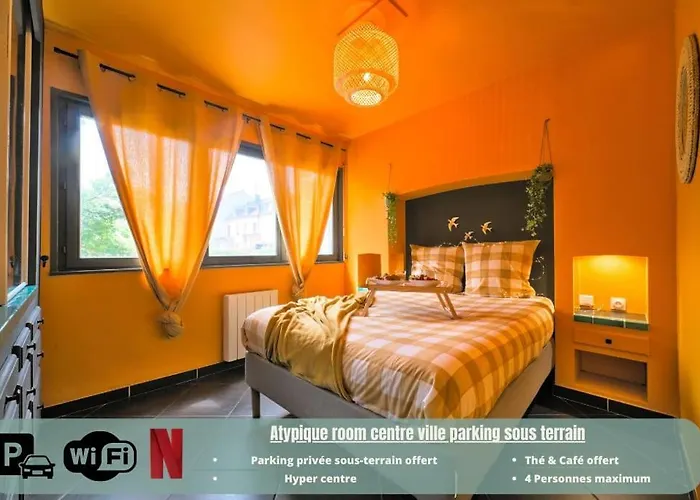 Atypiqueroom Centreville Parking Sous Terrain Free Mulhouse